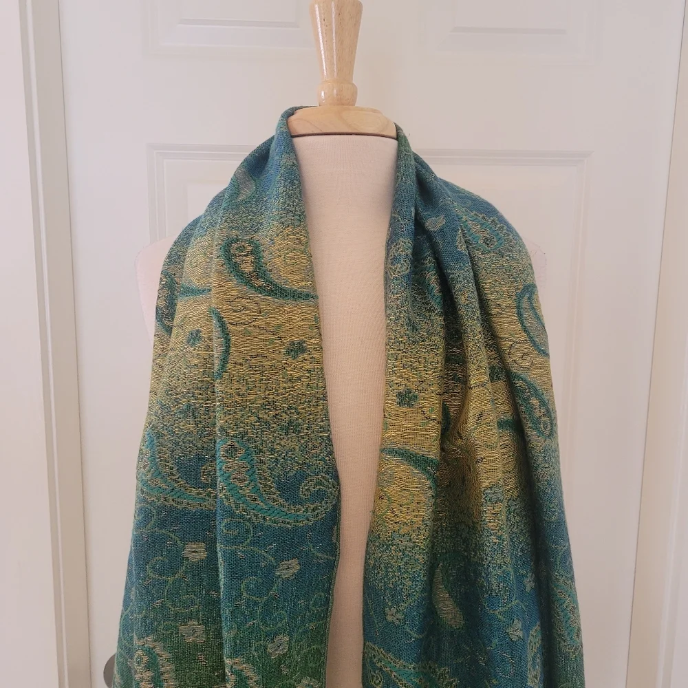 Pashmina Silk Blend Scarf.